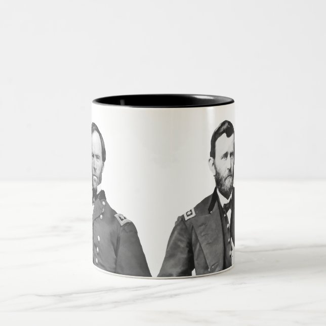 Generals Sherman och lån Två-Tonad Mugg (Center)