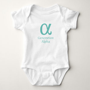 Generation Alpha Greek-symbolen Baby T Shirt