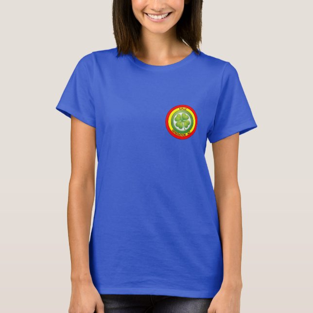 Generation AO Lucky Klöver Kvinnors T-Shirt (Framsida)