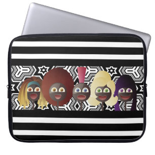 Generation av afrikanska amerikanska kvinnor laptop fodral