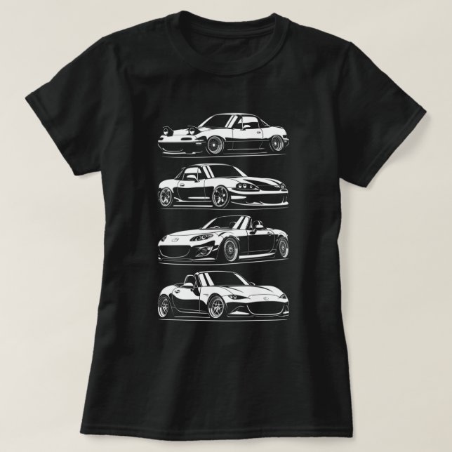 Generation. MX5 Miata T Shirt (Design framsida)