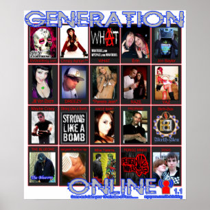 GENERATION ONLINE 1.1 på myspace.com/dvdclothing Poster