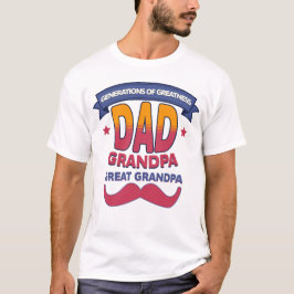 Generation Pappa Greatness Grandpa Underbar Grandp T Shirt