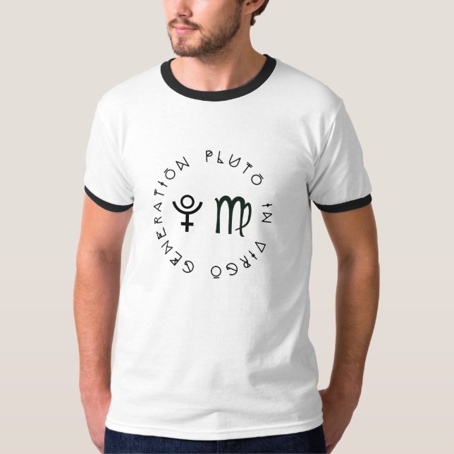 Generation Pluto i Våg Astrology Zodiac T Shirt (Framsida)