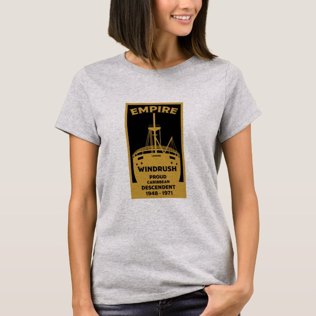 Generation Windrush Black History T Shirt (Framsida)