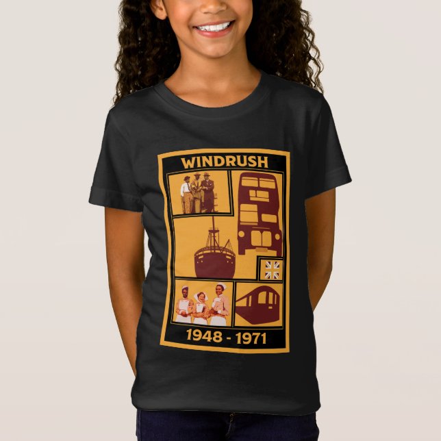 Generation Windrush British History T-Shirt (Framsida)