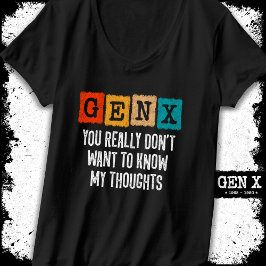 Generation X 80s Kid Gen X Gen Xer Funny Gen X T Shirt