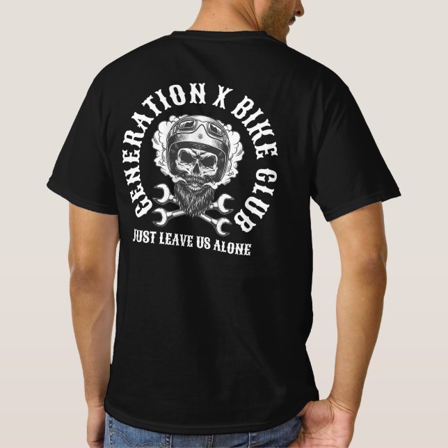 GENERATION X BIKE KLUBB T SHIRT (Baksida)