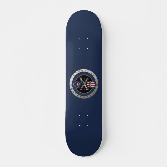 Generation X Detroit Mini Skateboard Bräda 18,5 Cm (Framsida)
