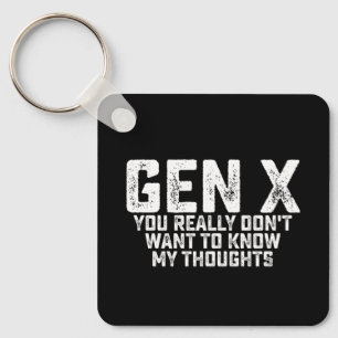 Generation X Du Vill Inte Vilja Veta Mina Tankar Nyckelring