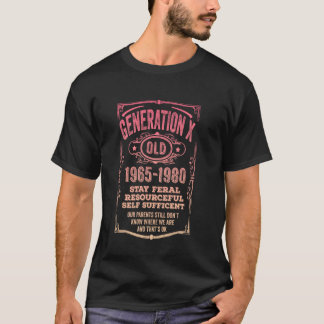 Generation X FAFO 60-talet 70-talet Sarksastisk Ro T Shirt