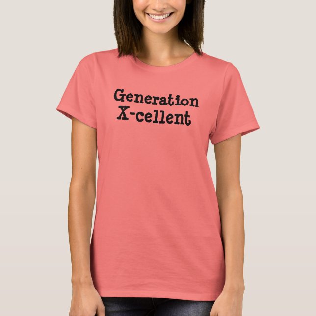 Generation X-källare T-shirt (Framsida)