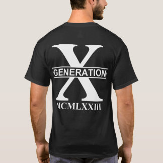 GENERATION X - MCMLXXIII (1973) T SHIRT