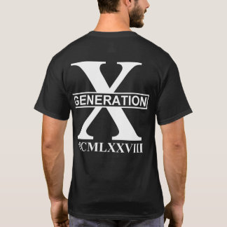 GENERATION X - MCMLXXVIII (1978) T SHIRT