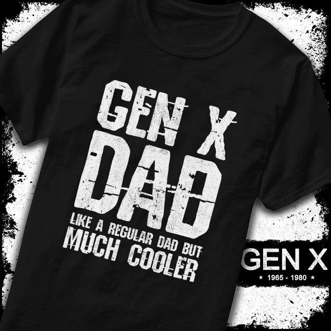 Generation X Pappa Gen Xer Pappa 60 s 70 s 80 Papp T Shirt (Skapare uppladdad)