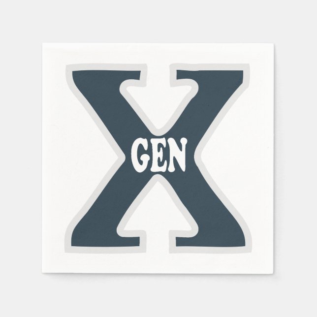 GENERATION X PAPPERSSERVETT (Framsidan)