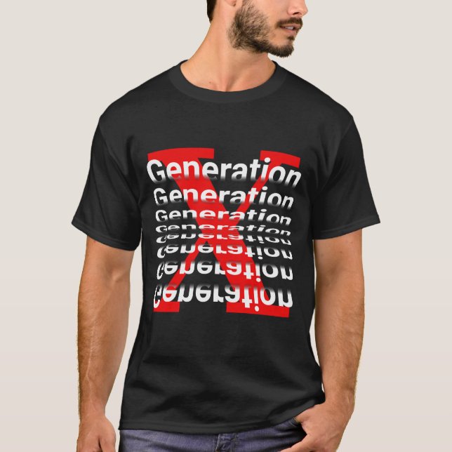Generation X - Retro T Shirt (Framsida)
