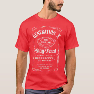 Generation X Stay Feral Premiumriblend retro retro T Shirt