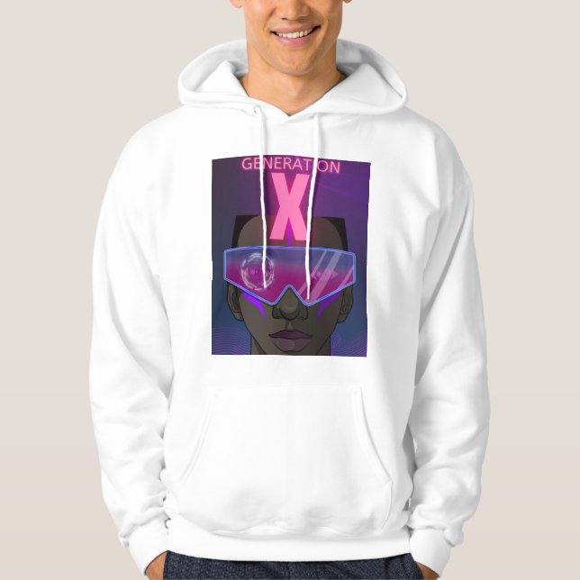 Generation x T-shirt Hoodie (Framsida)