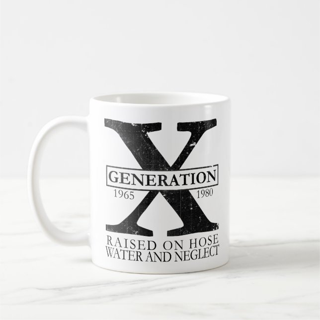 Generation X - Upphöjt på vatten och försummelse Kaffemugg (Vänster)