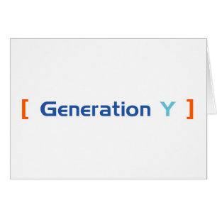 GENERATION Y HÄLSNINGSKORT