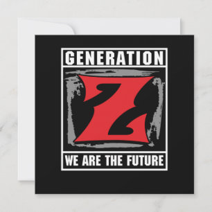 Generation Z Vi är det framtida Gen Z-giftet Inbjudningar