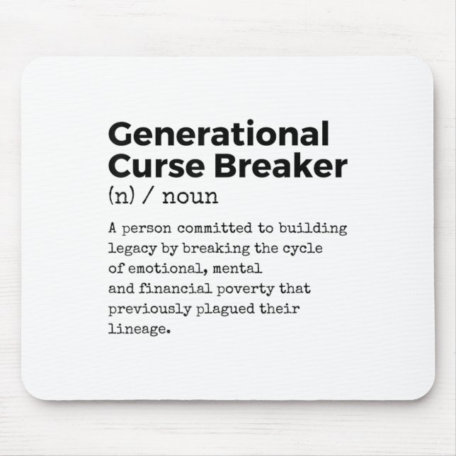 Generational Curse Breaker Definition Melanin Blac Musmatta (Framsidan)