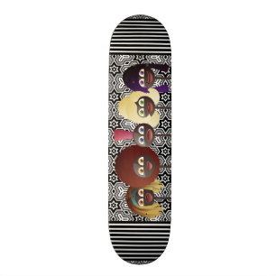 Generationer av afrikansk amerikankvinnor skateboard bräda 19,5 cm