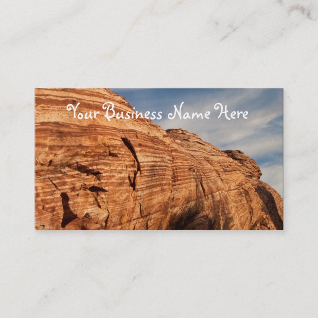 Generationer i röd sten visitkort (Framsida)