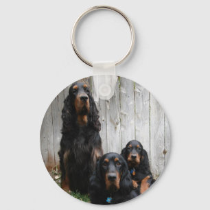 Generationer Keychain för Gordon Setter Nyckelring