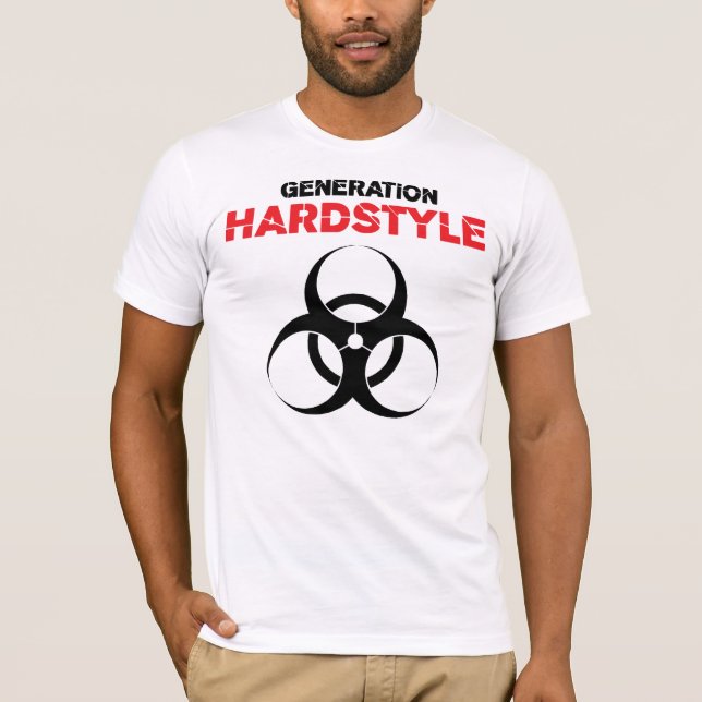 GenerationHardstyle översvallande beröm Tee (Framsida)