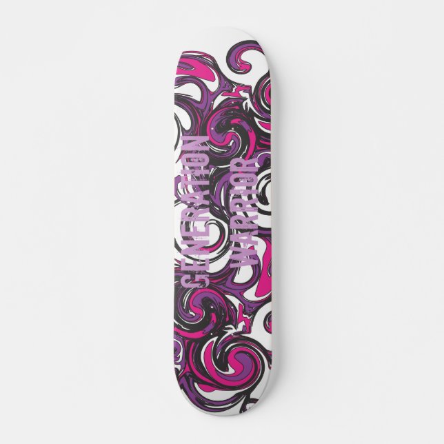 Generationkrigare Skateboard Bräda 20,5 Cm (Framsida)