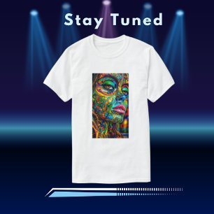 Generativ Innehåll för modern målningsmall för kvi T Shirt