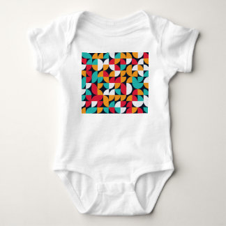 Generativ konst: Färgfull triangel Mönster T Shirt