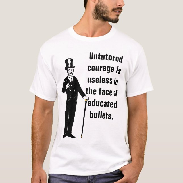 Generator George S. Patton obetänksam gentleman T Shirt (Framsida)