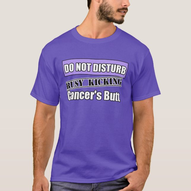 Generell cancer stör inte klockslag t shirt (Framsida)