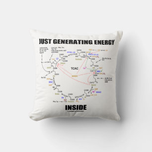 Generera energi i Krebs Cycle Humor Kudde