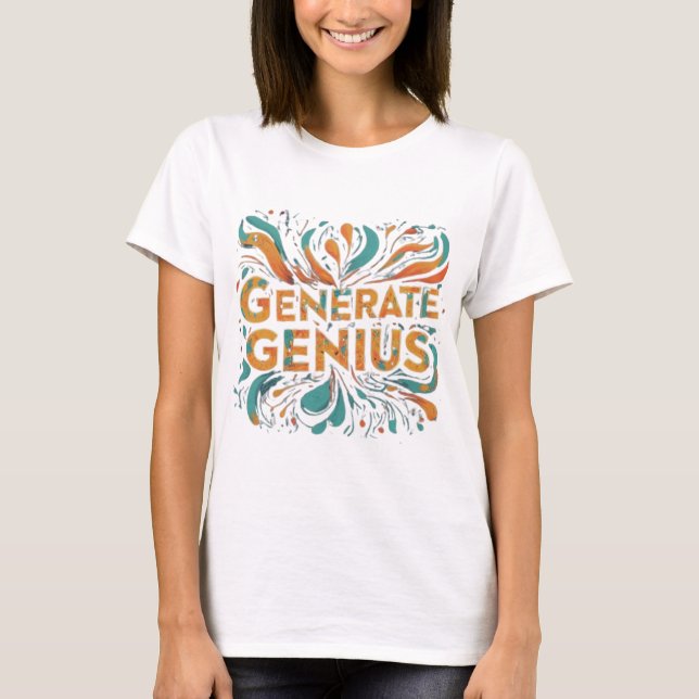 Generera Genius T Shirt (Framsida)