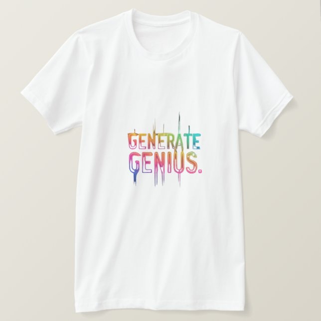 Generera Genius T-Shirt (Design framsida)