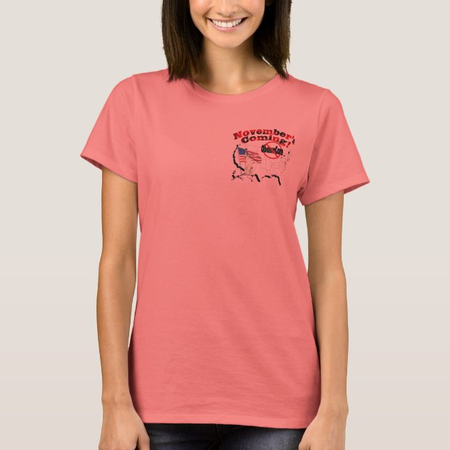Generic Anti ObamaCare - november kommer! T Shirt (Framsida)