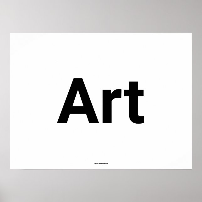 Generic Art Typography Poster (Framsidan)