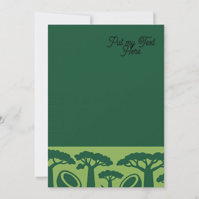 Generic Baobab Coconut Kort (Framsida)