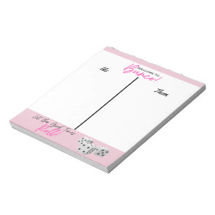 Generic Bunco Score Pad - Bunco Tally Score Pad Anteckningsblock