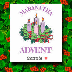 Generic Maranatha Advent Wandeans Klistermärken