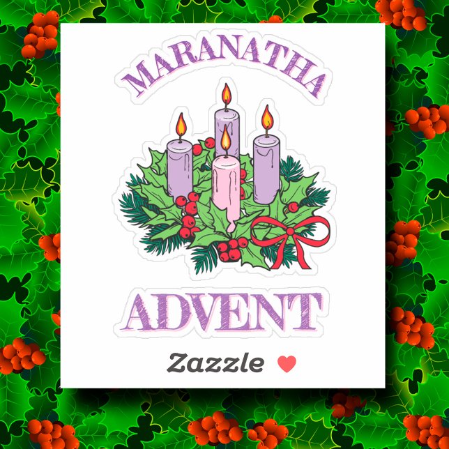 Generic Maranatha Advent Wandeans Klistermärken (Skapare uppladdad)