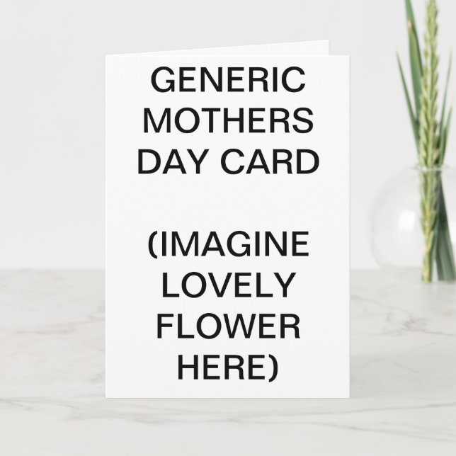 GENERIC MORS DAG CARD KORT (Framsida)
