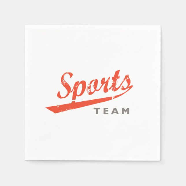 Generic Sports Team Pappersservett (Framsidan)