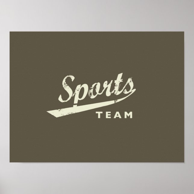 Generic Sports Team Poster (Framsidan)