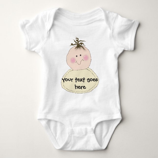 Generisk gullig baby t-shirt (Framsida)