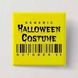 Generisk Halloween för Barcode dräkt Knapp